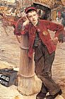 The London Bootblack by Jules Bastien-Lepage